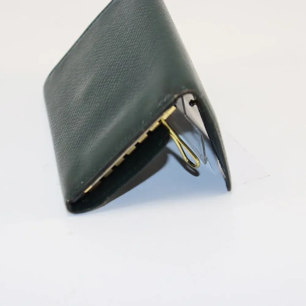 Louis Vuitton Green Taiga Leather 6-Ring Key Holder‎ Made in France